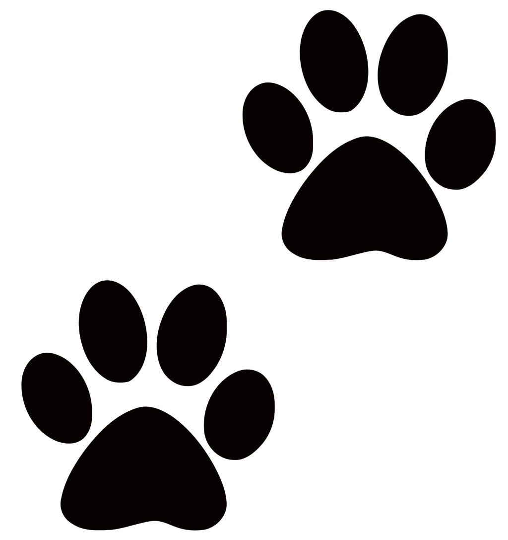 Paw Print Without Background Clipart Best � Graphic Design Inspiration 
