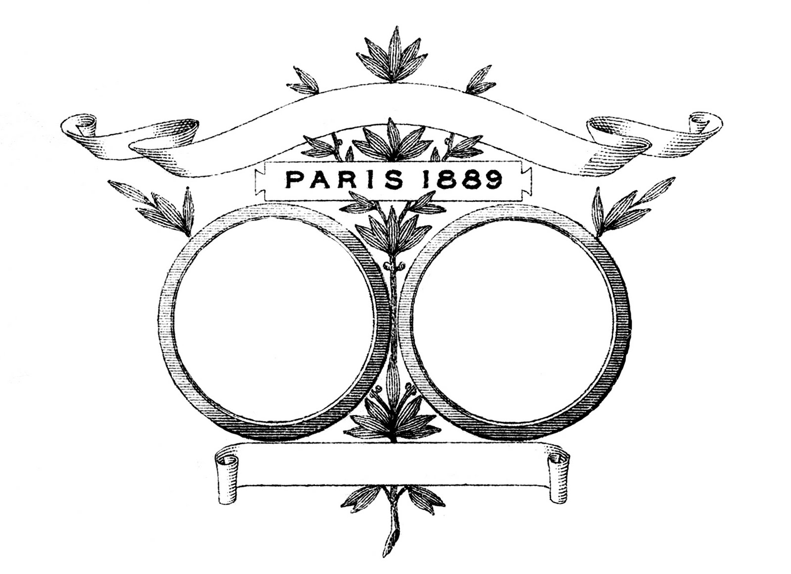 Vintage Frame And Banner Clip Art Library