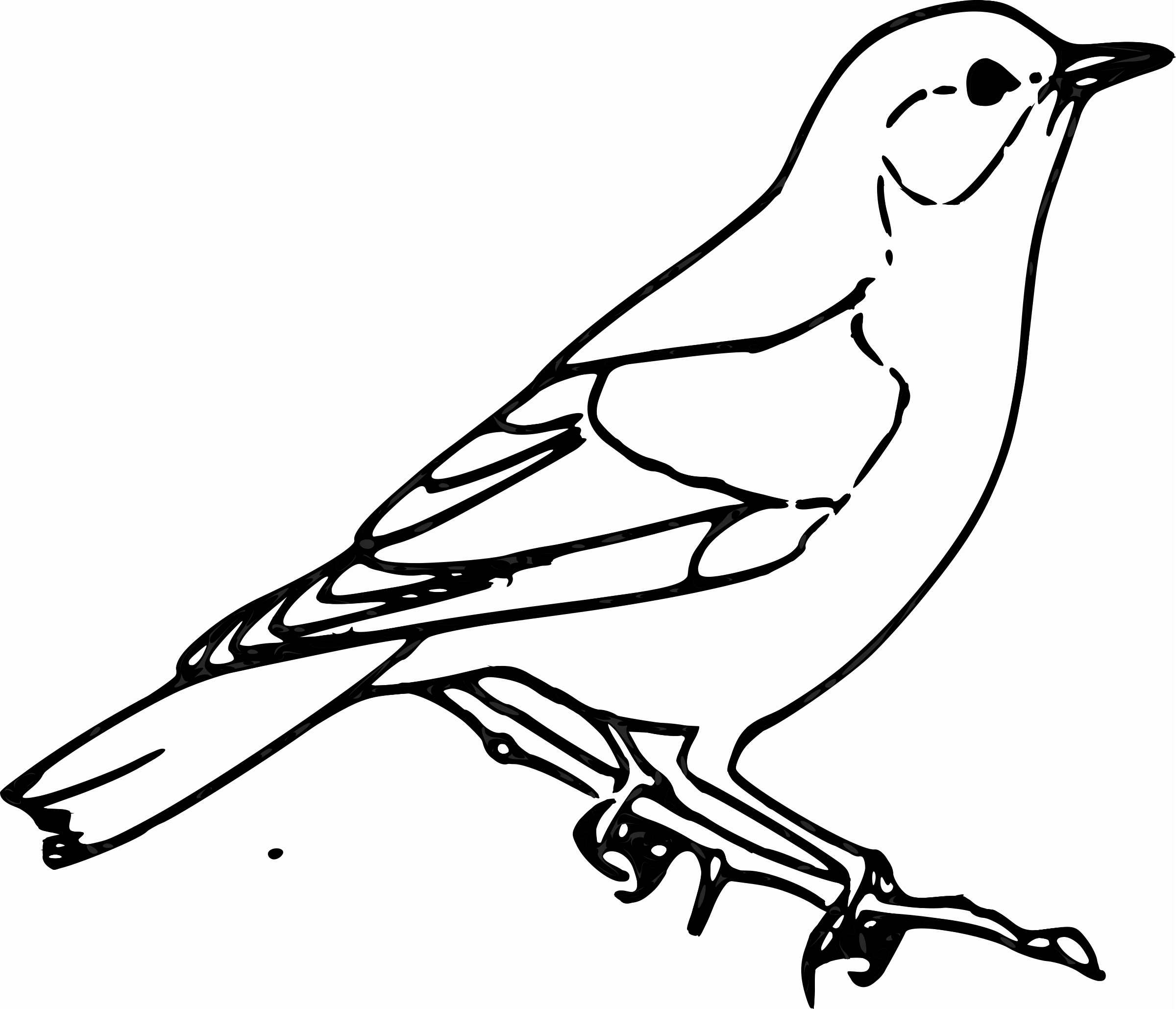 Free Sparrow Clipart Black And White, Download Free Sparrow Clipart