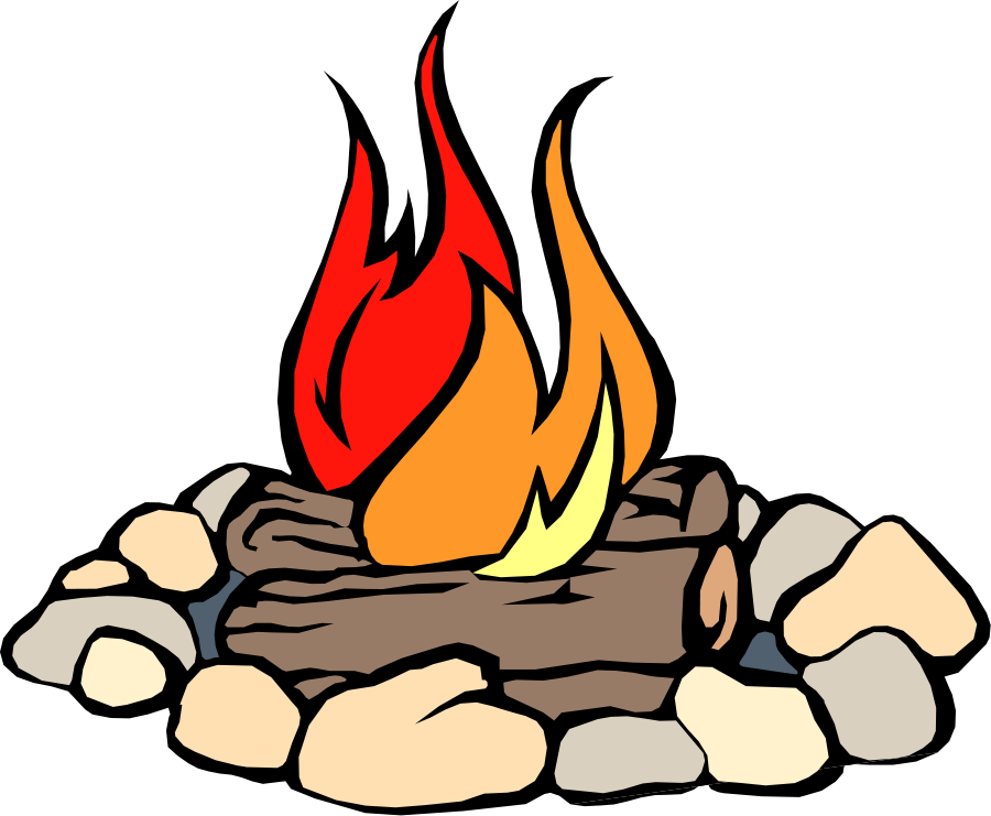 Free live fireplace clipart 