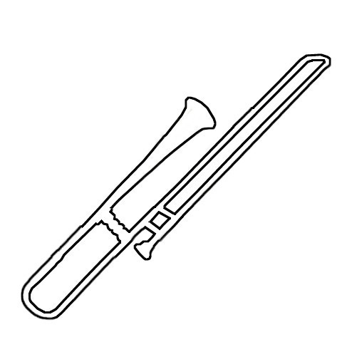 Trombone Drawing 