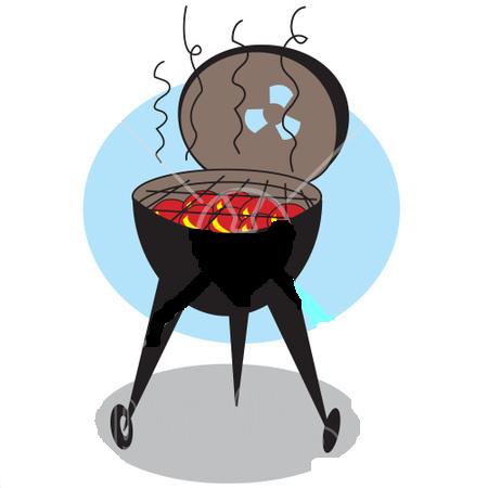 Bbq grill with fire clipart free image � Gclipart 
