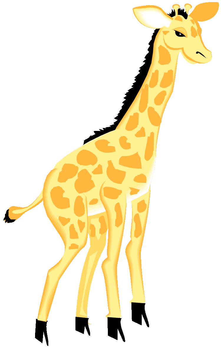 Tan giraffe free clipart transparent background 