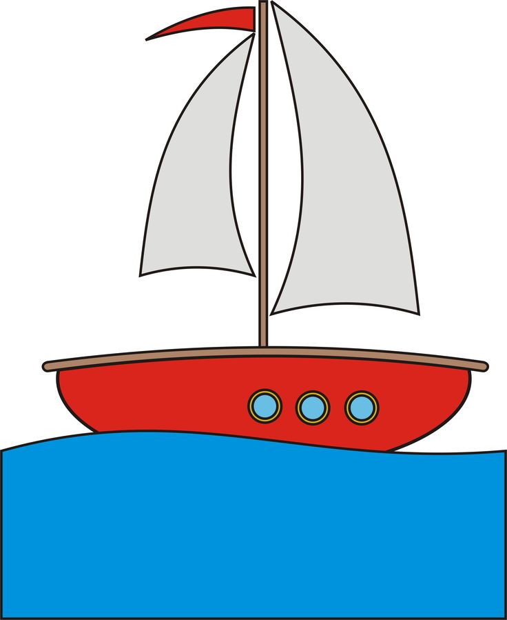 boat on the water cartoon - Clip Art Library