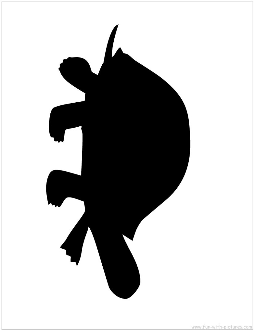 Black and white silhouette clipart free 