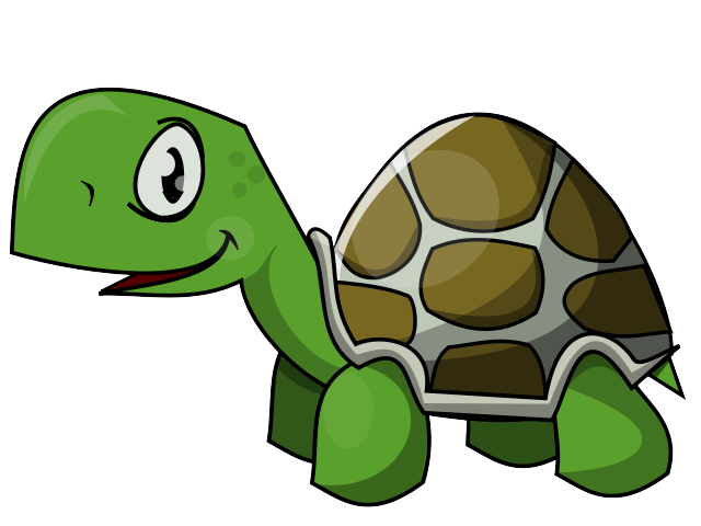 Green turtle clipart 