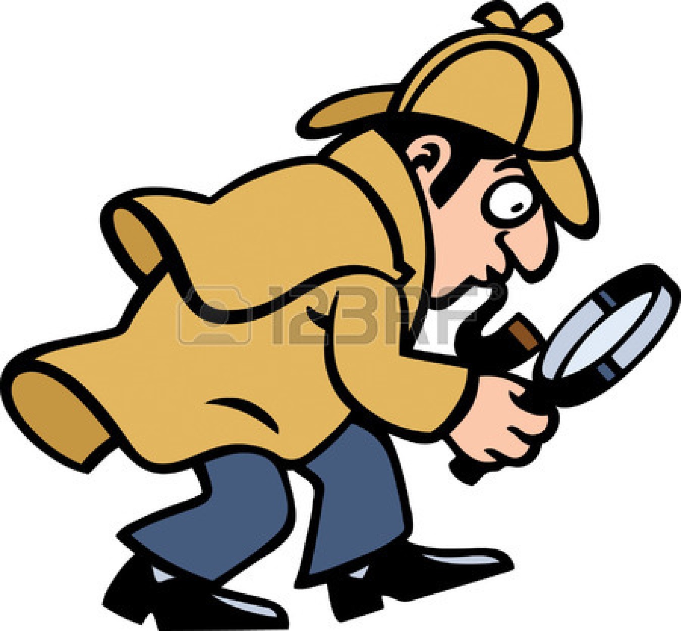 clipart detective cartoon - photo #14