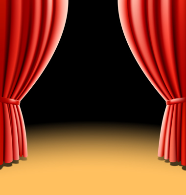 Theatre Curtains Clipart 