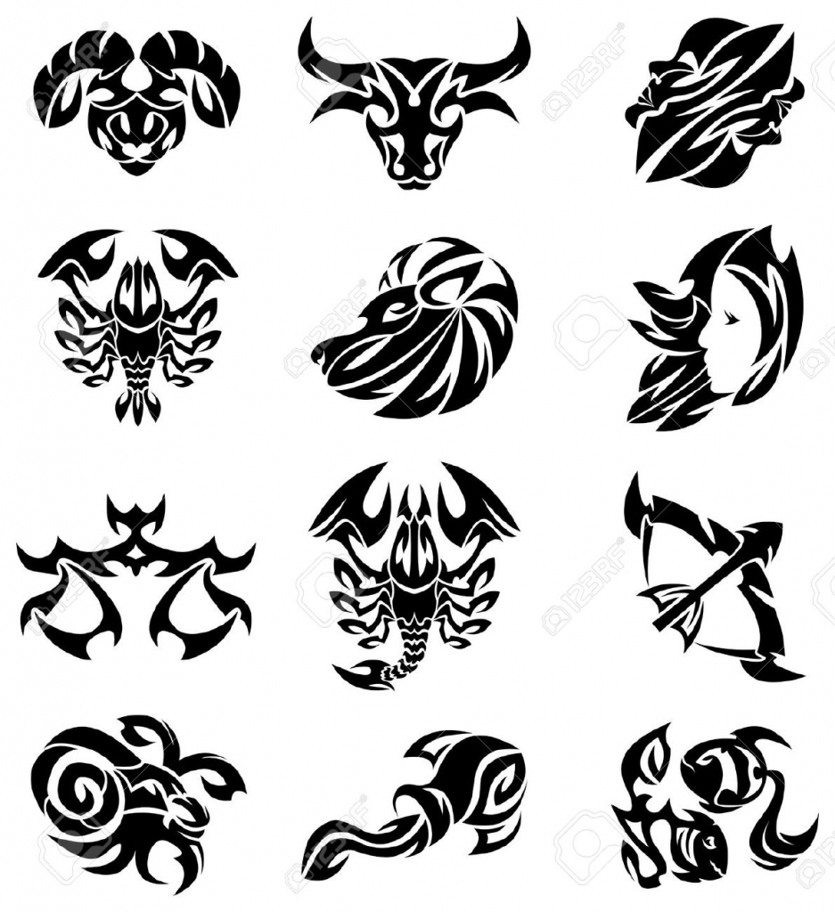 all 12 zodiac signs - Clip Art Library
