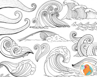 Waves clipart 