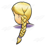 braid hair girl clipart - Clip Art Library