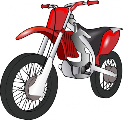 Motorcycle Cartoon Vector 