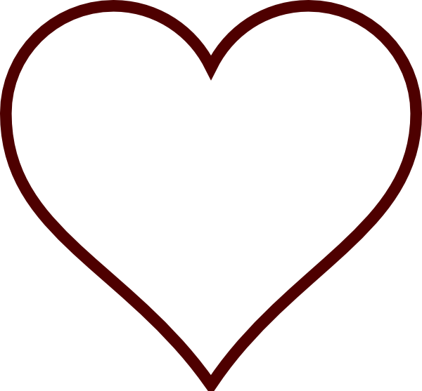 White Heart Clipart 