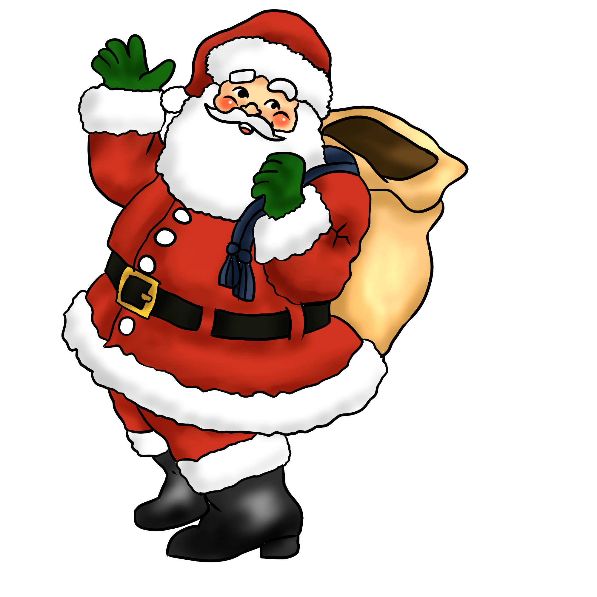 father christmas - Clip Art Library