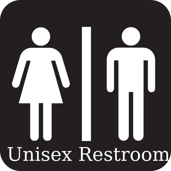Unisex Restroom Sign 2 Clip Art at Clker 
