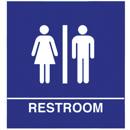 Unisex Bathroom Sign Printable 