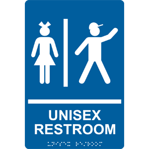 Unisex Restroom Signs 
