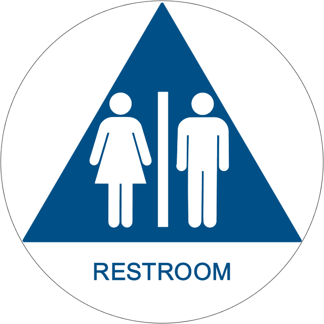 Unisex Bathroom Signs 