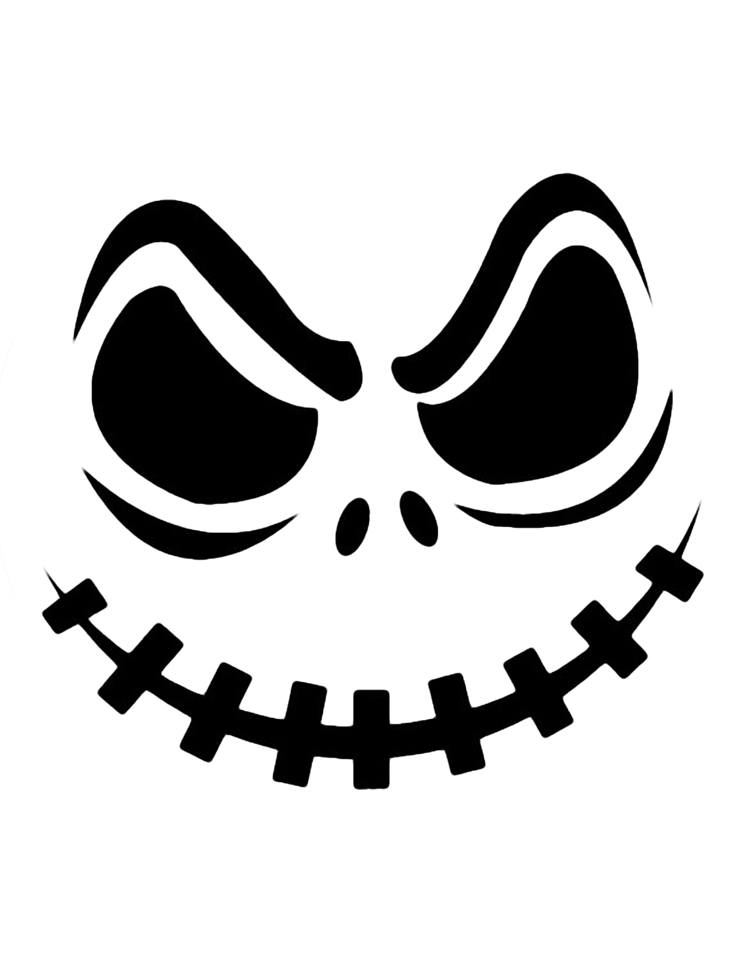 Scary pumpkin eith arms clipart black and white 
