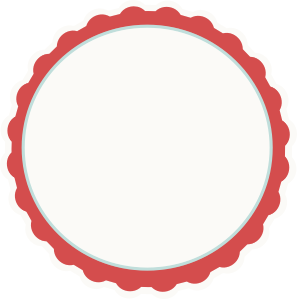 Red Circle Frame Clipart 