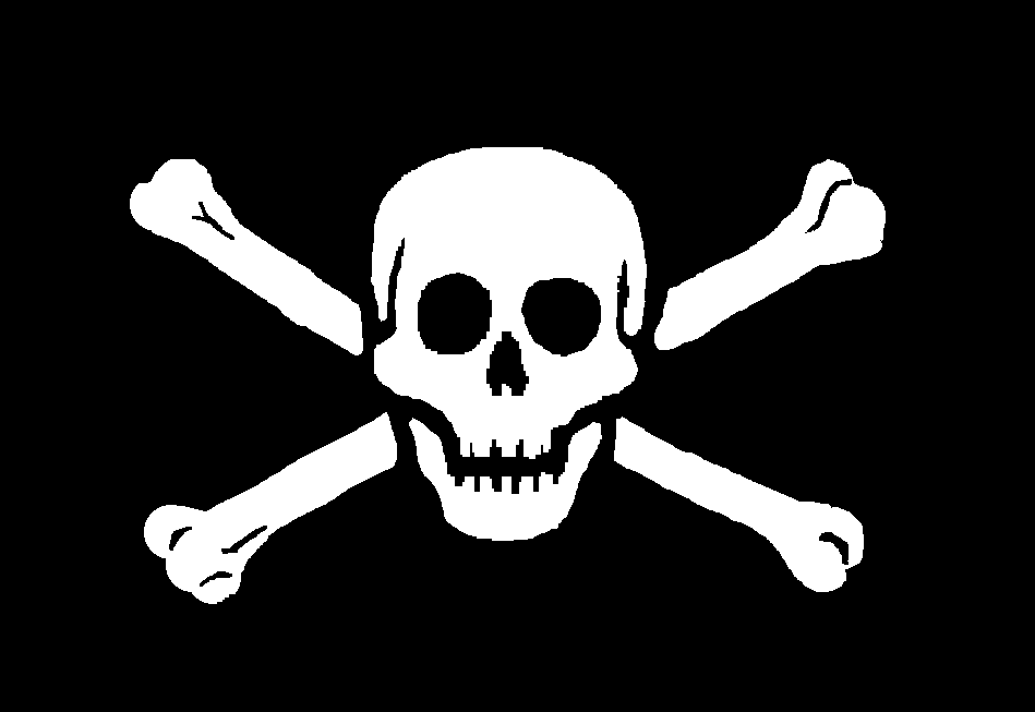 kids pirate skull clip art