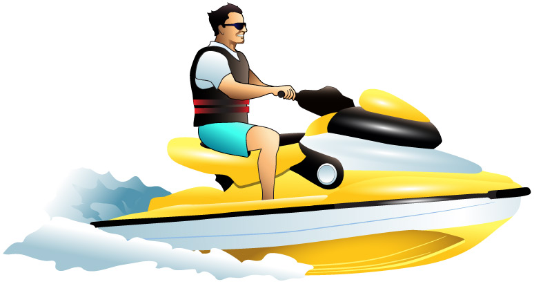 Water Skiing Clipart 