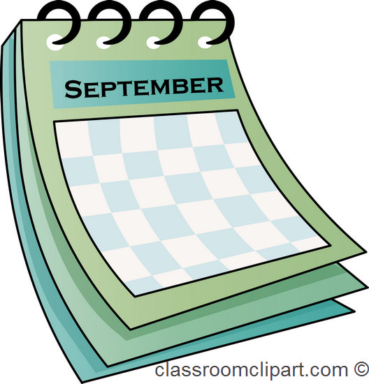Calendar September Clipart 