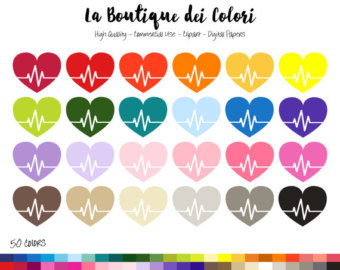 50 Rainbow Apple Clip art Digital by LaBoutiqueDeiColori 