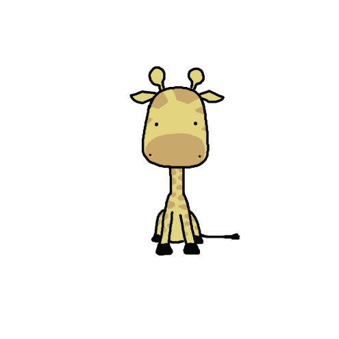 Cartoon Giraffe 
