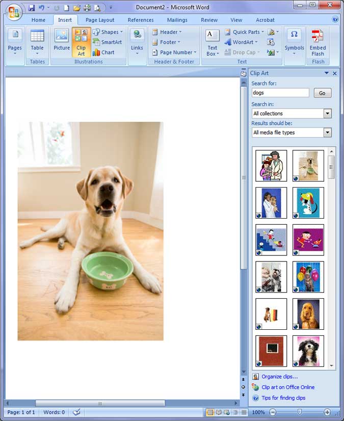 how to add word art in word online