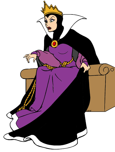 Evil Queen, Witch and Huntsman Clip Art Image 