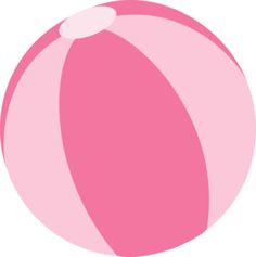 pink and white beach balls