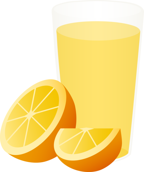 Clipart orange juice 