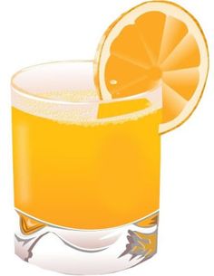 Cute orange juice clipart 