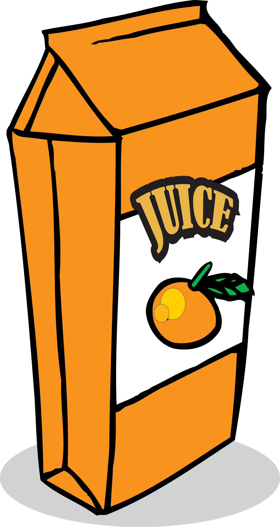 orange juice box clipart - Clip Art Library