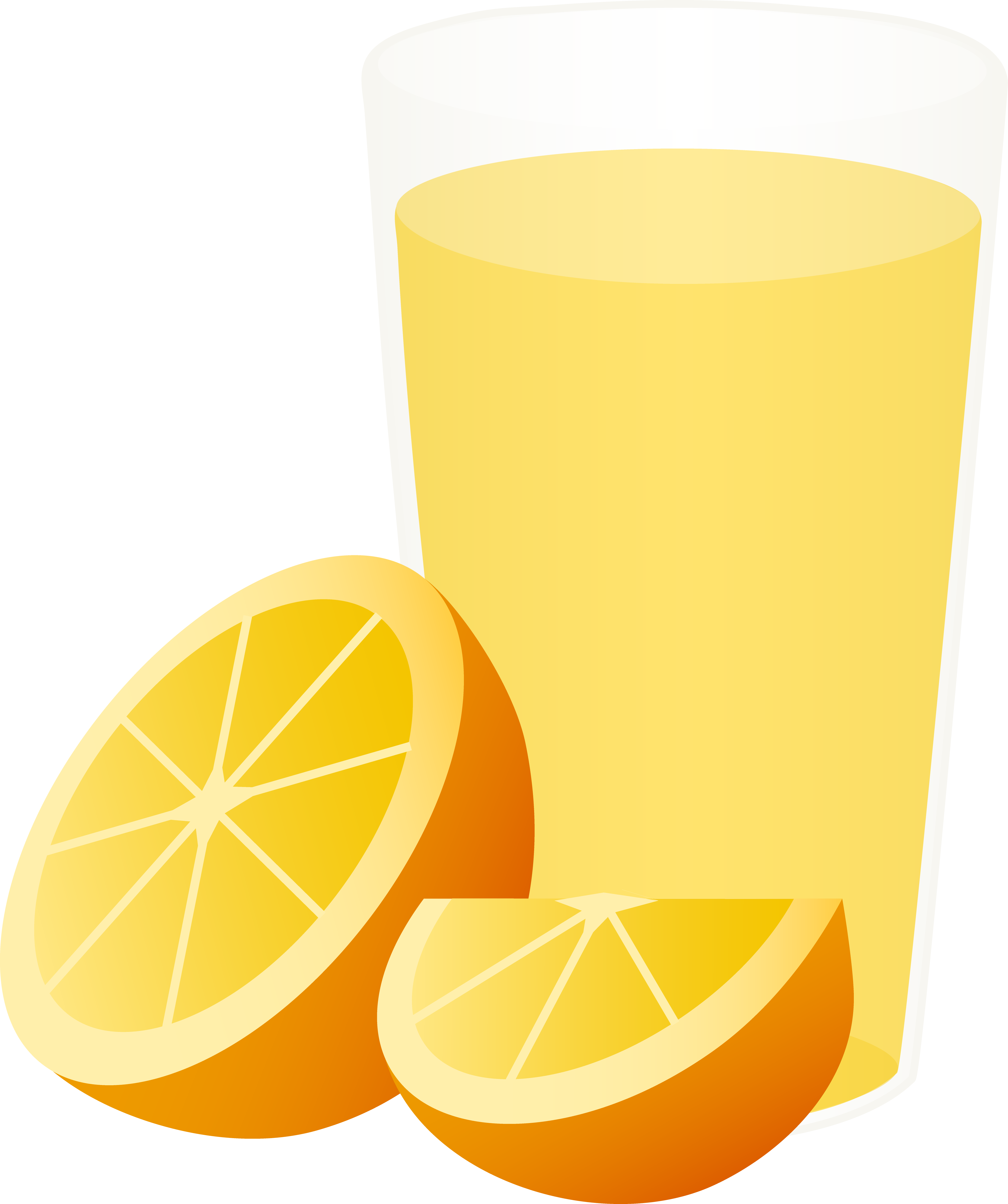 Cute orange juice clipart 