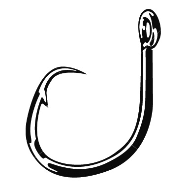 Fish hook clip art 