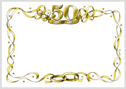 50th Anniversary Clipart 