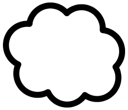 cloud bubble clipart - Clip Art Library