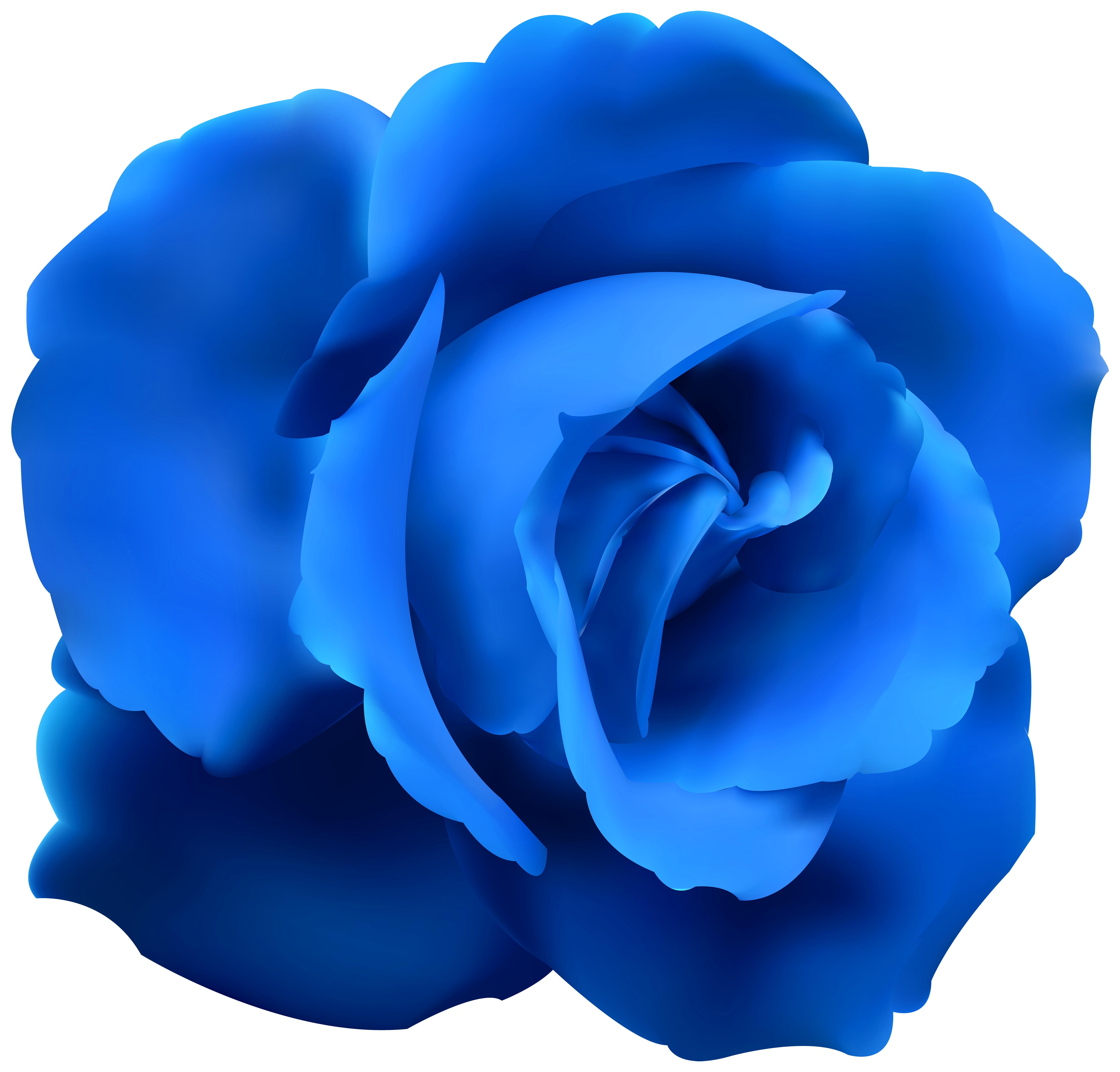 Blue Rose Clip Art PNG Image 