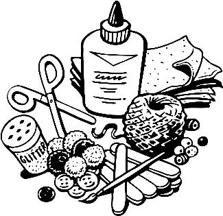 Arts And Crafts Clipart Black And White Arts And Crafts Clipart Black And White