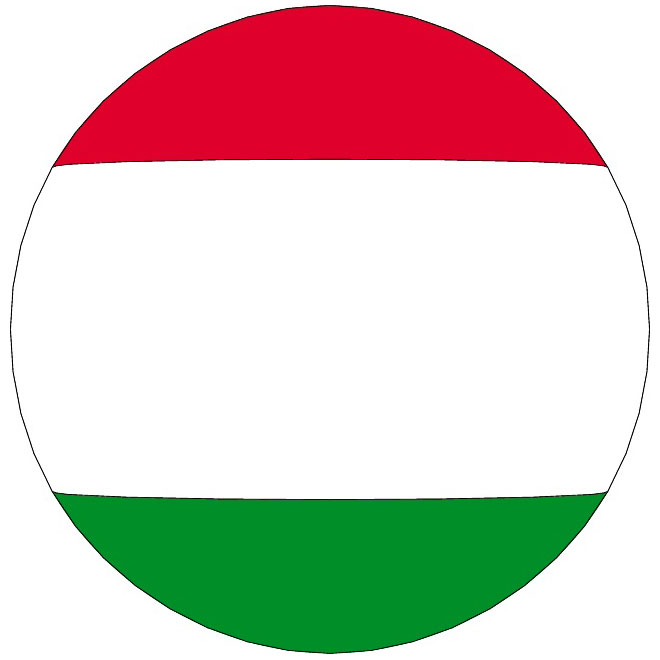 HUNGARY FLAG BALL VECTOR 