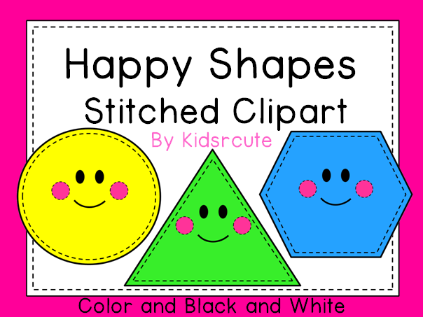 Cute shape clipart 