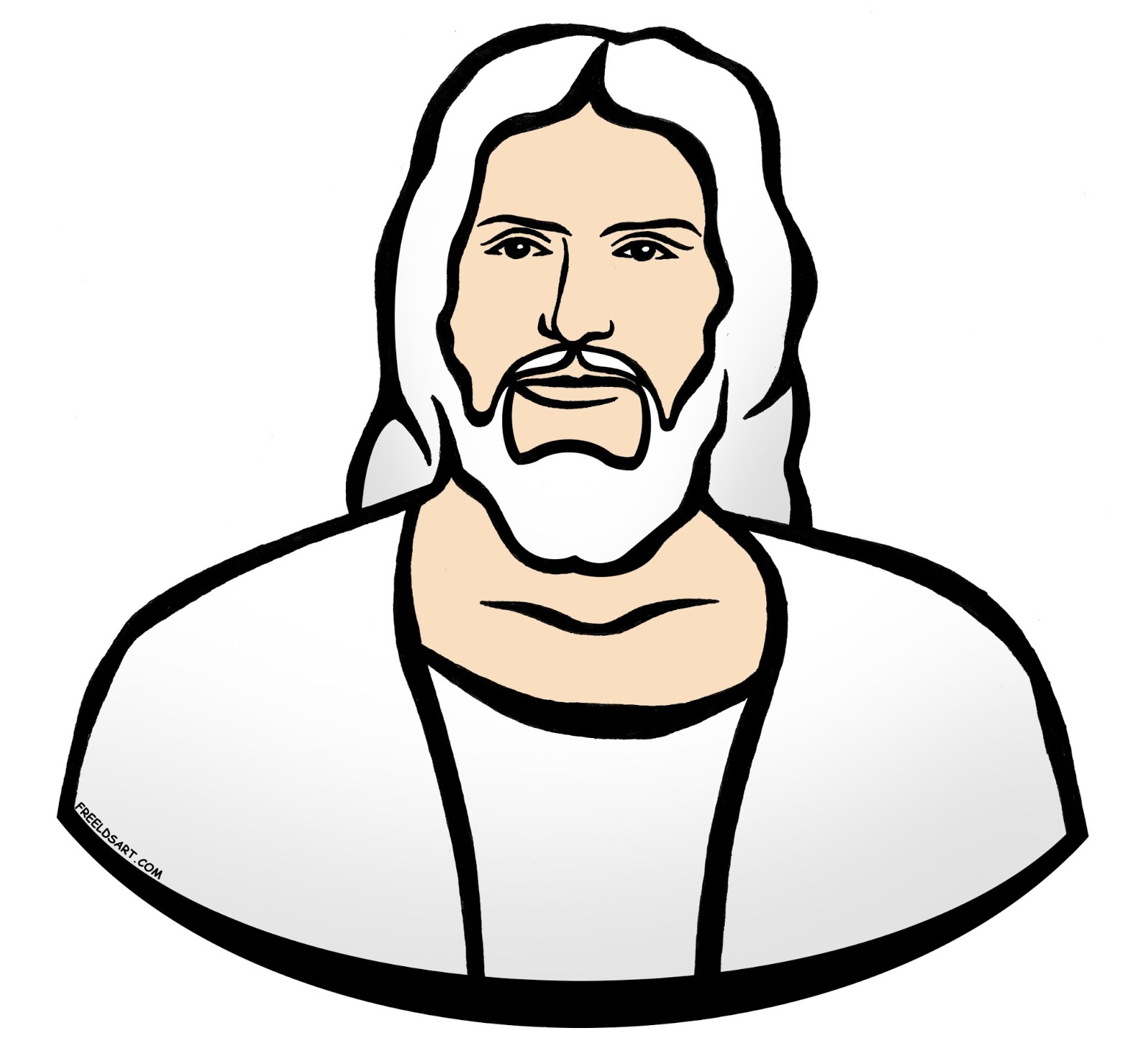 Biblical father face free clipart 