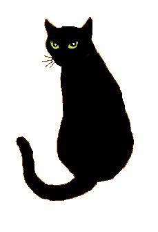 Cat clipart silhouette transparent 