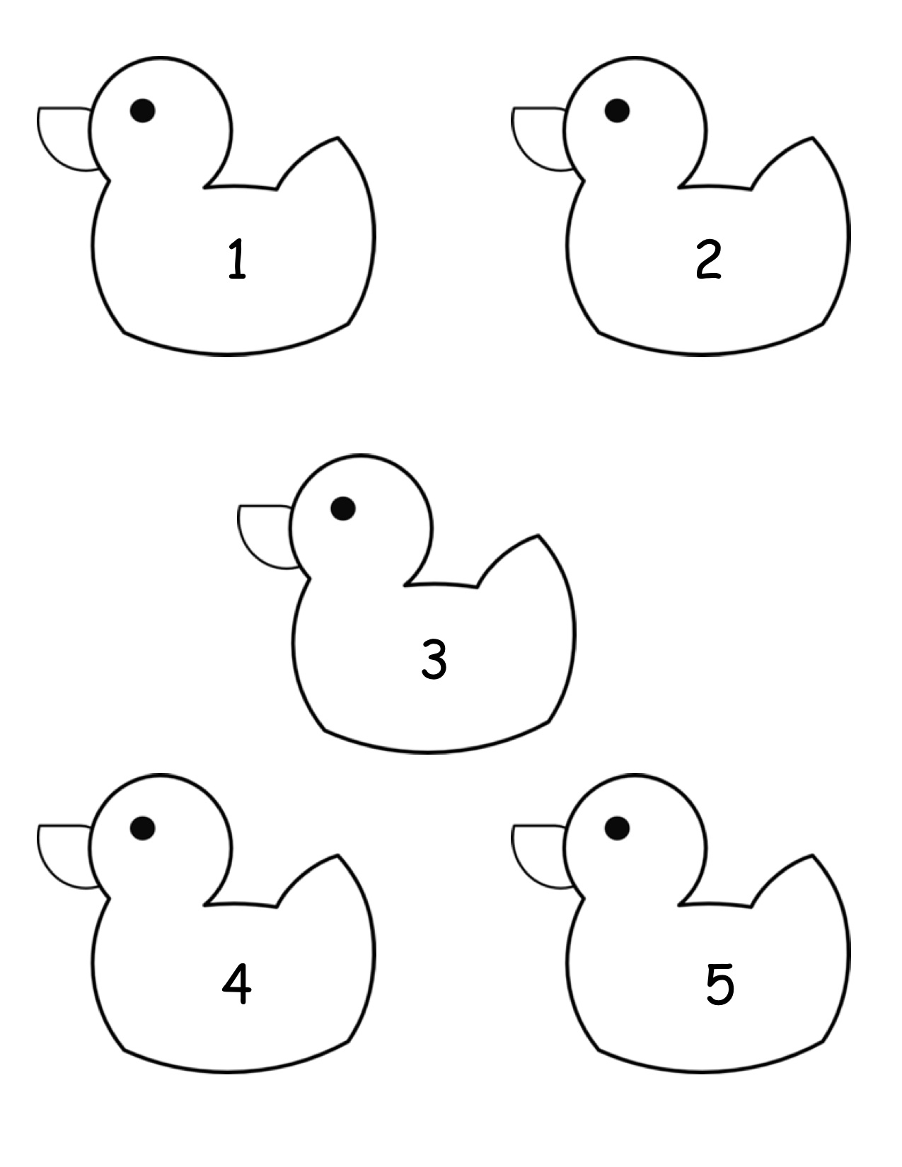 Free Duck Template Cliparts Download Free Duck Template Cliparts Png