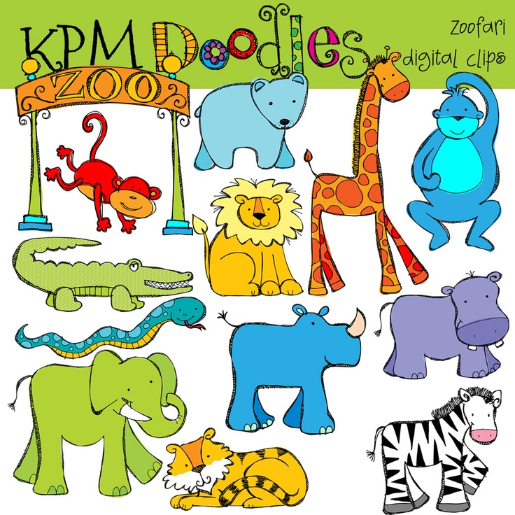 KPM Doodles Zoo animals 