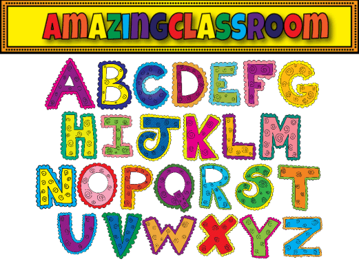 Free alphabet clip art 