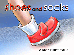 To Put On Shoes Clipart 91109 