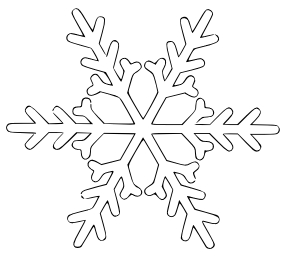 Snowflakes clipart 